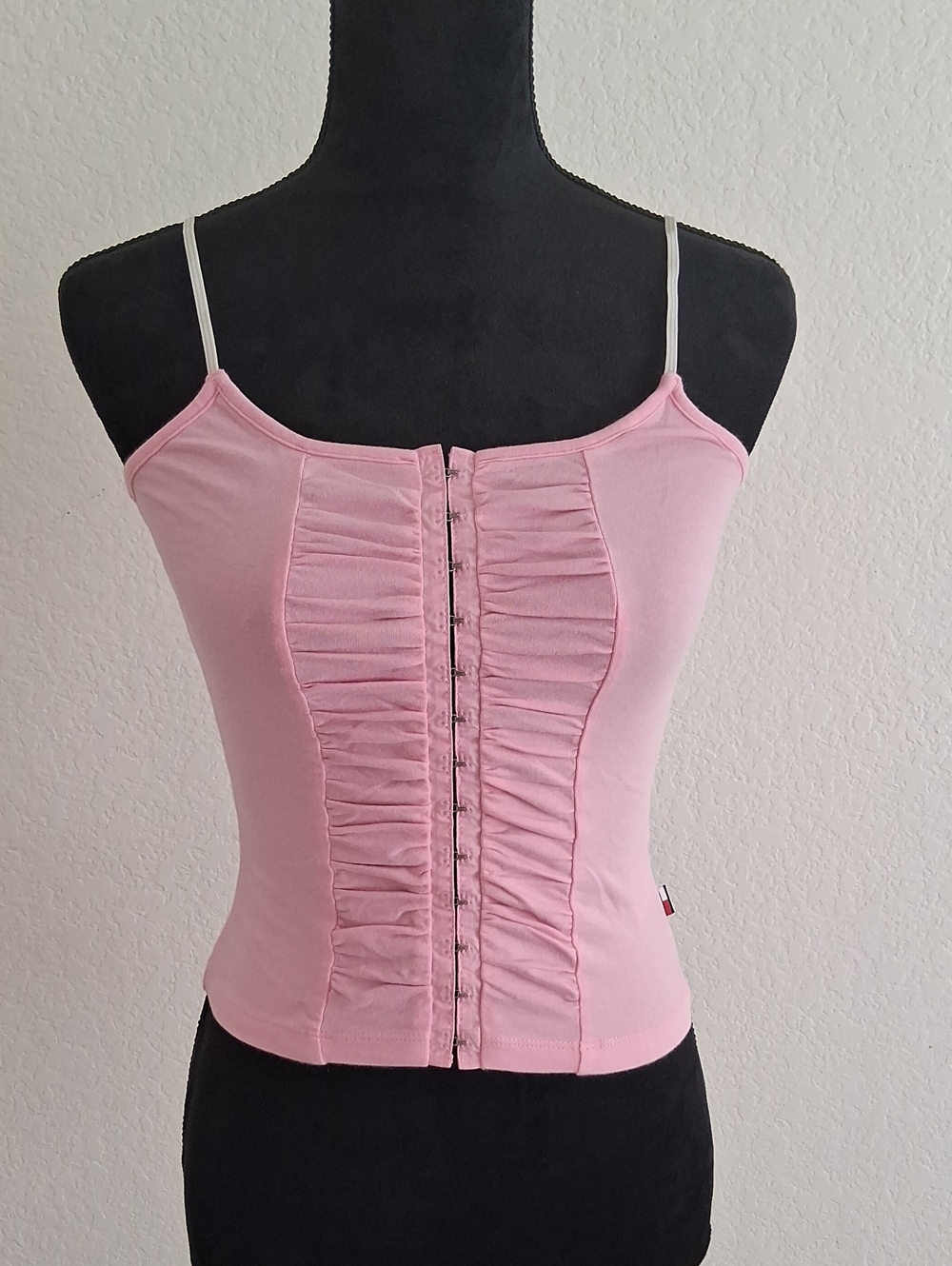 Tommy Hilfiger Light Pink Ruffle Front Camisole